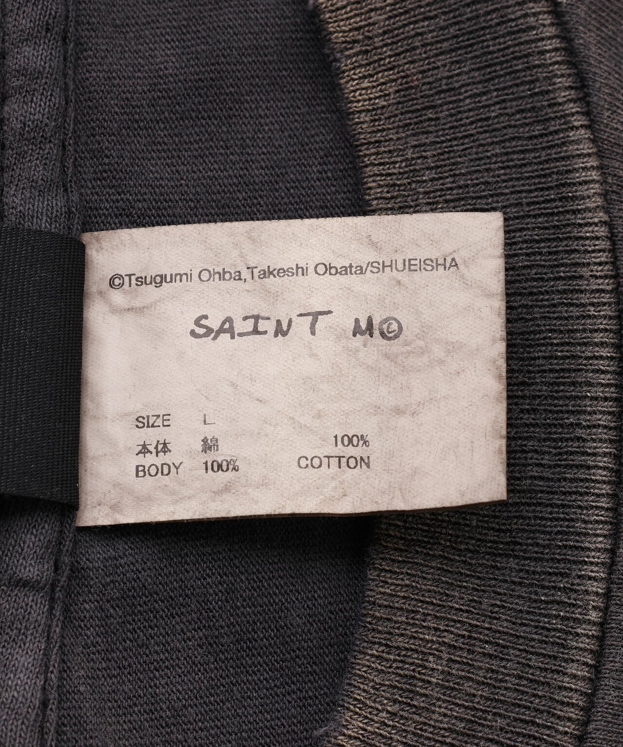 SAINT MICHAEL/セントマイケル/DN_SS T-SHIRT/DETH NOTE/BLACK