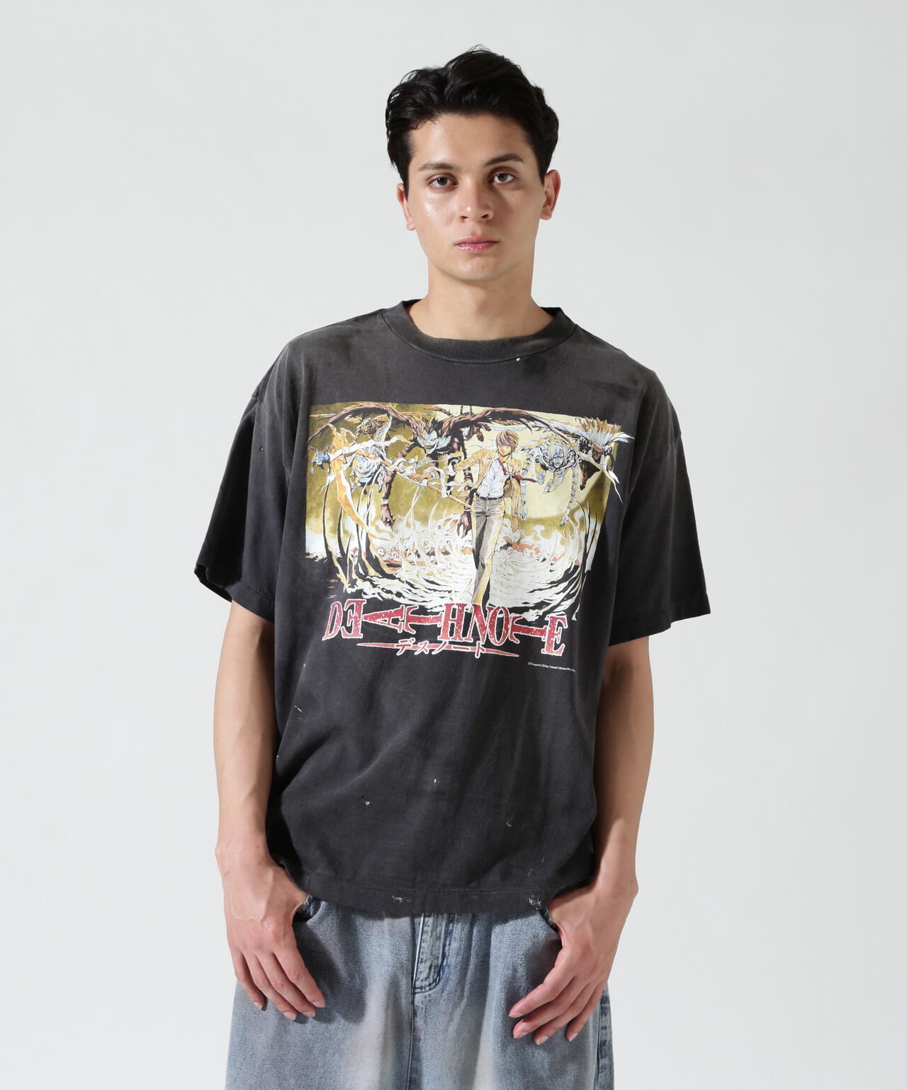 SAINT MICHAEL/セントマイケル/DN_SS T-SHIRT/DETH NOTE/BLACK