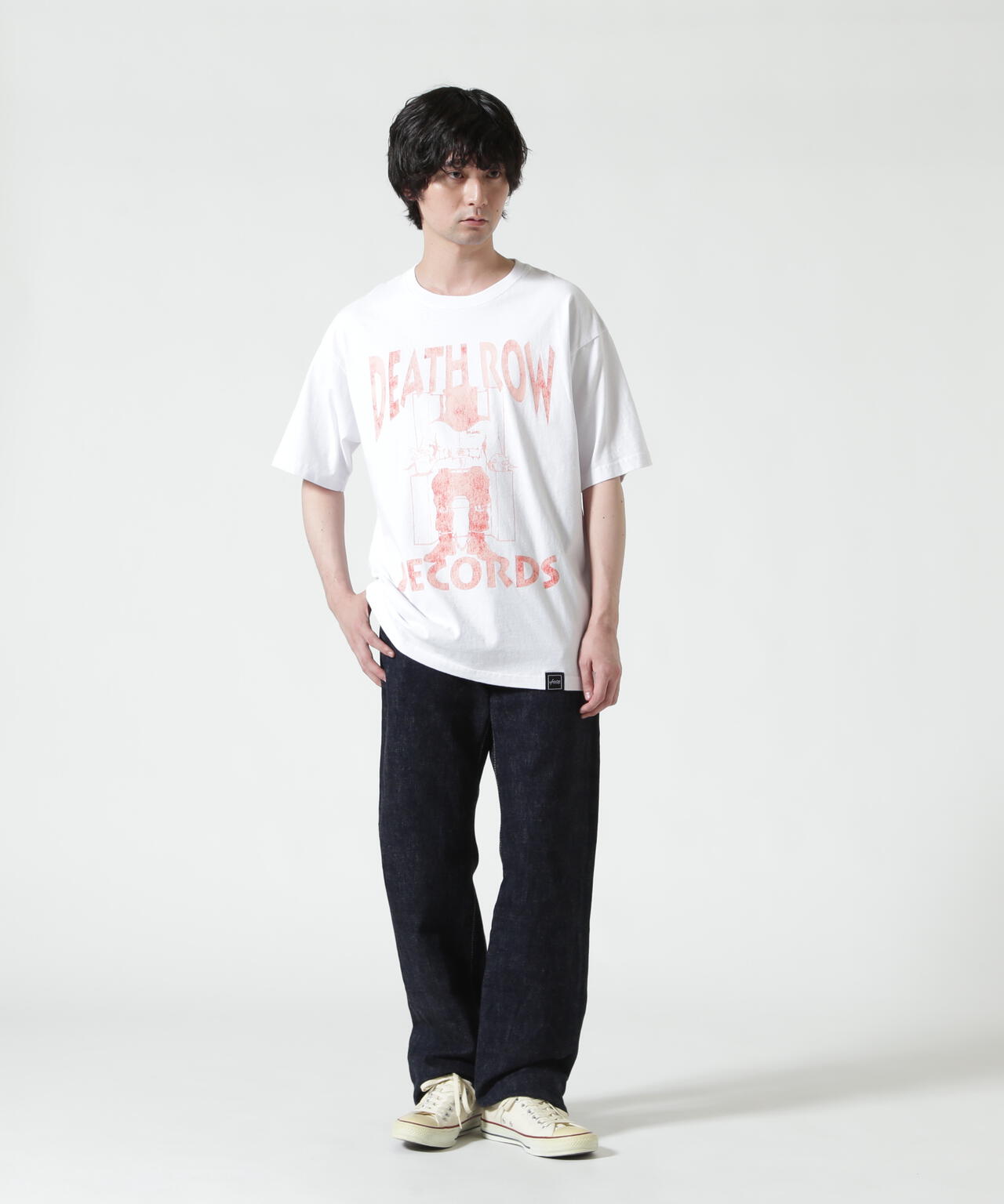 U/MUSIC(ユーミュージック)/DEATH ROW REC/SS Tee/WHITE
