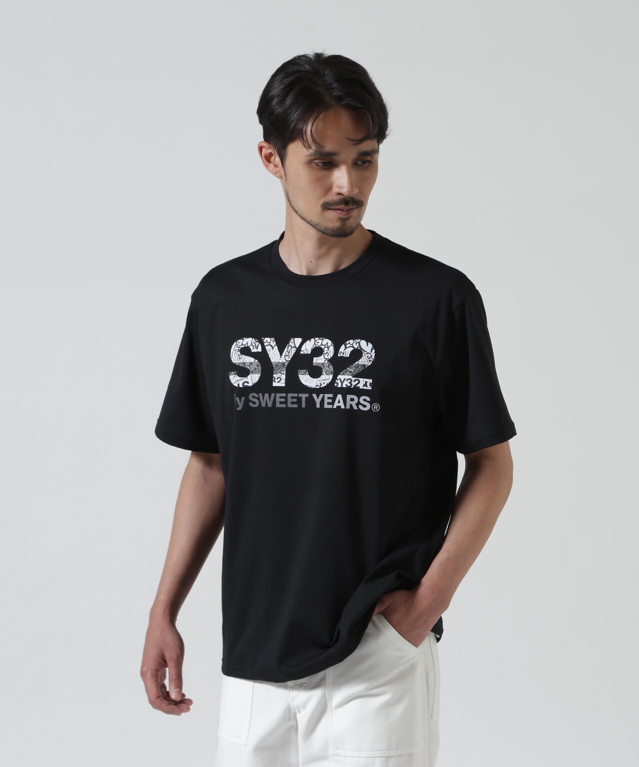 SY32 by SWEET YEARS/エスワイサーティトゥ バイ スィートイヤーズ/BASIC GRAPHIC LOGO TEE