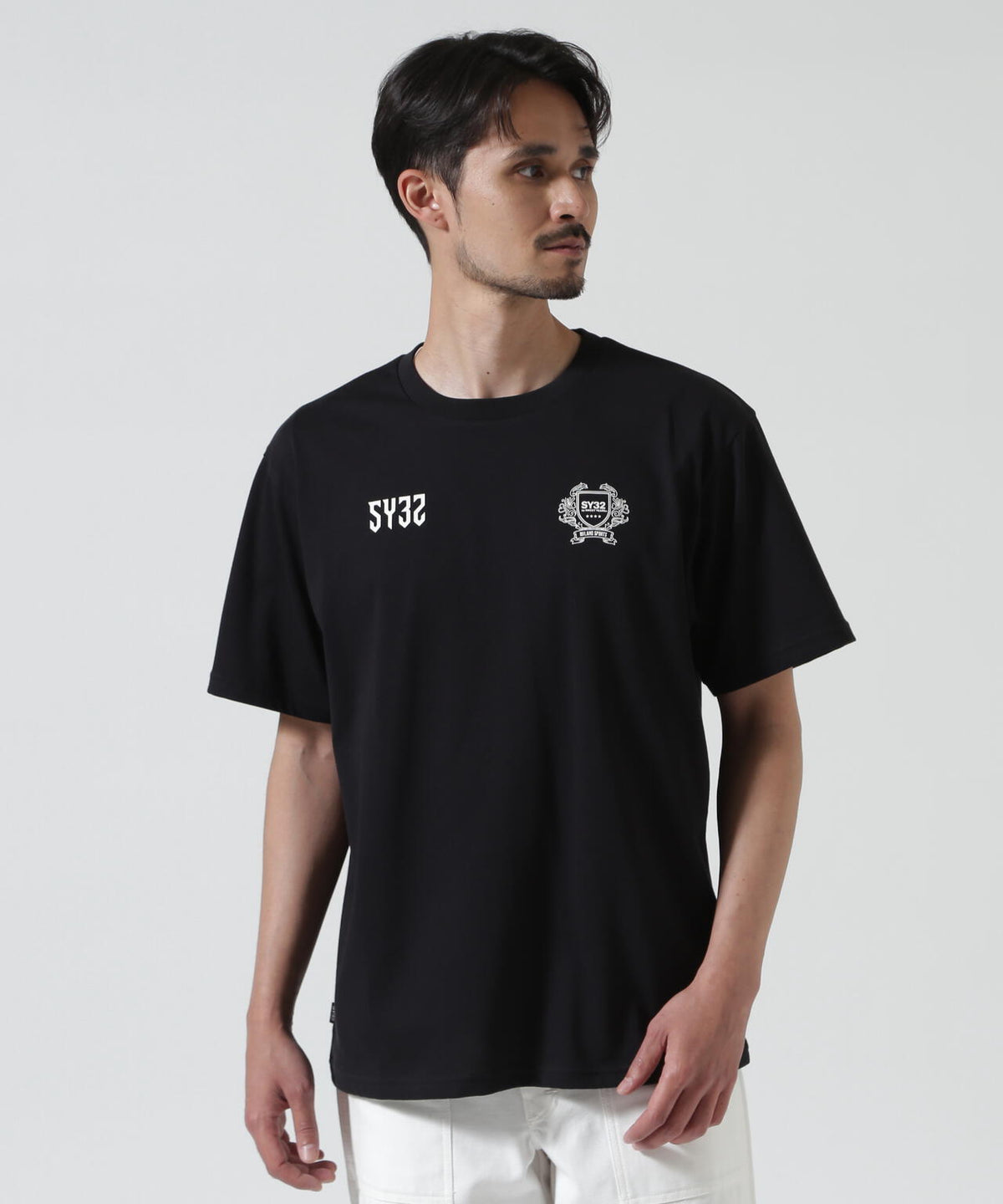 SY32 by SWEET YEARS/EMBLEM LOGO TEE