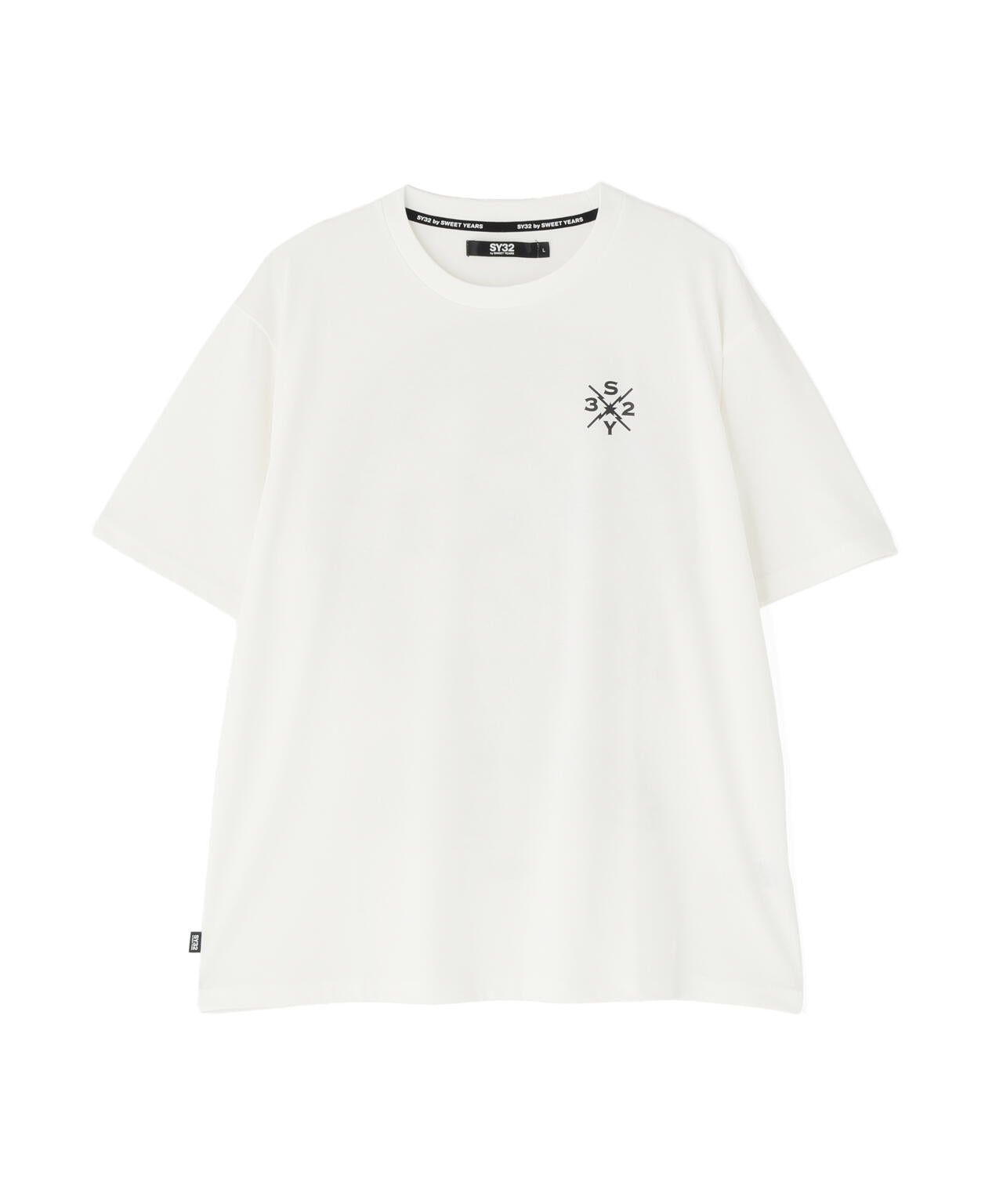 SY32 by SWEET YEARS /BACK CIRCLE LOGO TEE