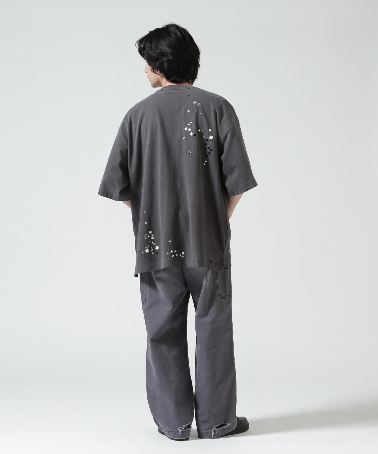 Maison MIHARAYASUHIRO/メゾン ミハラヤスヒロ/EMBELLISHED STICKER TEE