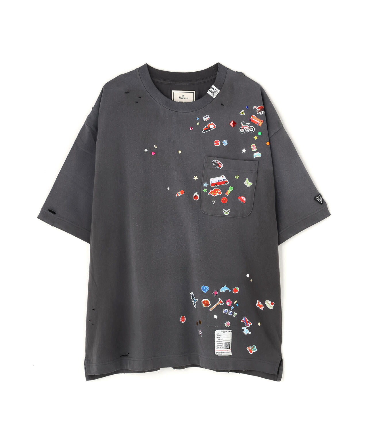 Maison MIHARAYASUHIRO/メゾン ミハラヤスヒロ/KIDS STICKER TEE