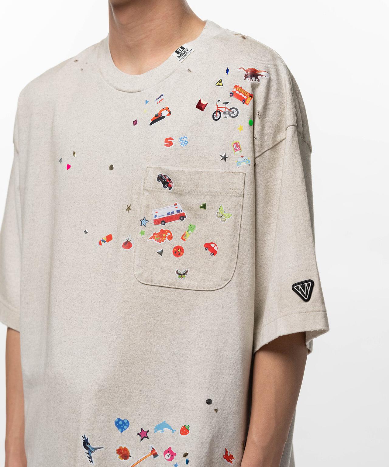 Maison MIHARAYASUHIRO/メゾン ミハラヤスヒロ/KIDS STICKER TEE