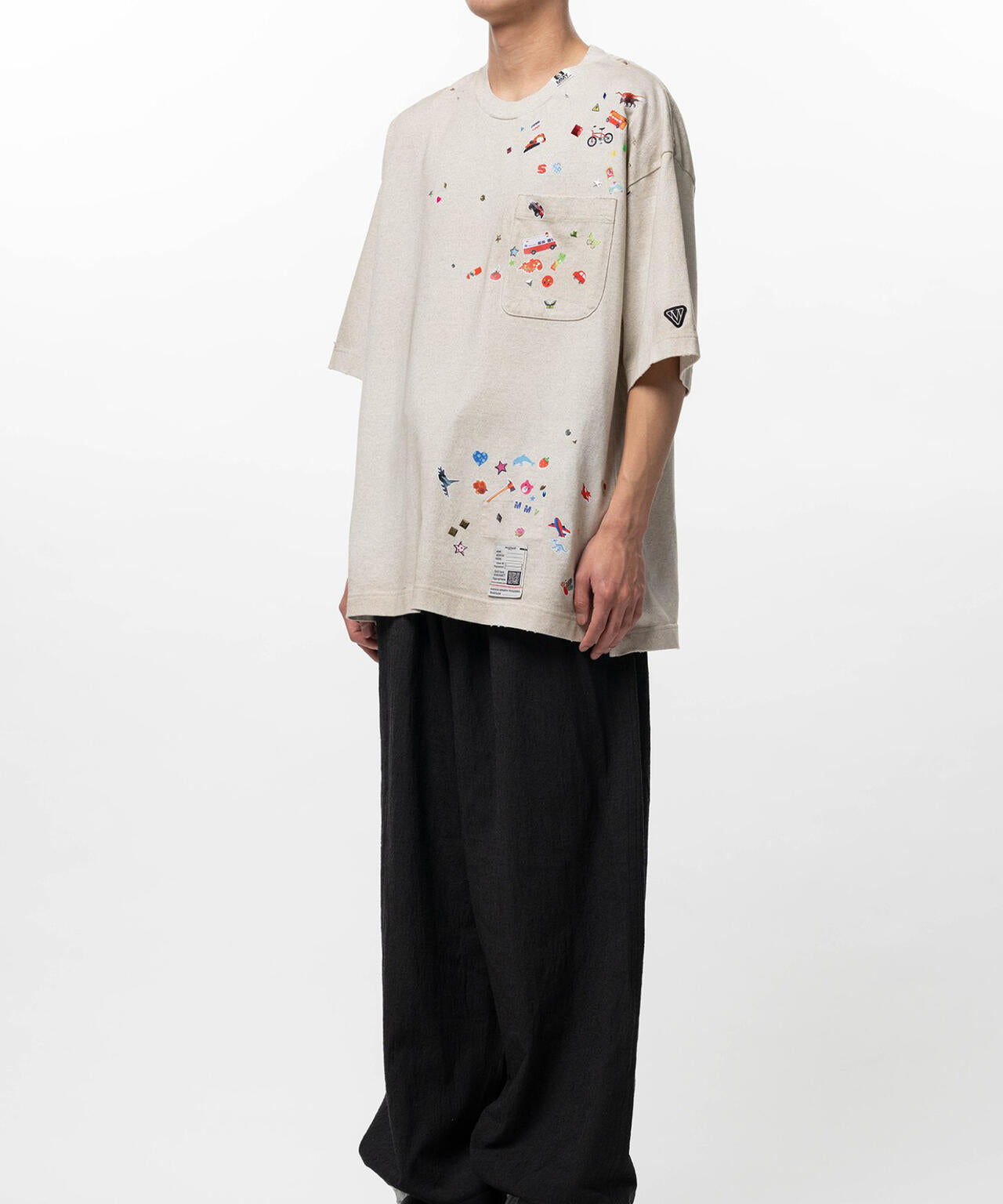 Maison MIHARAYASUHIRO/メゾン ミハラヤスヒロ/KIDS STICKER TEE