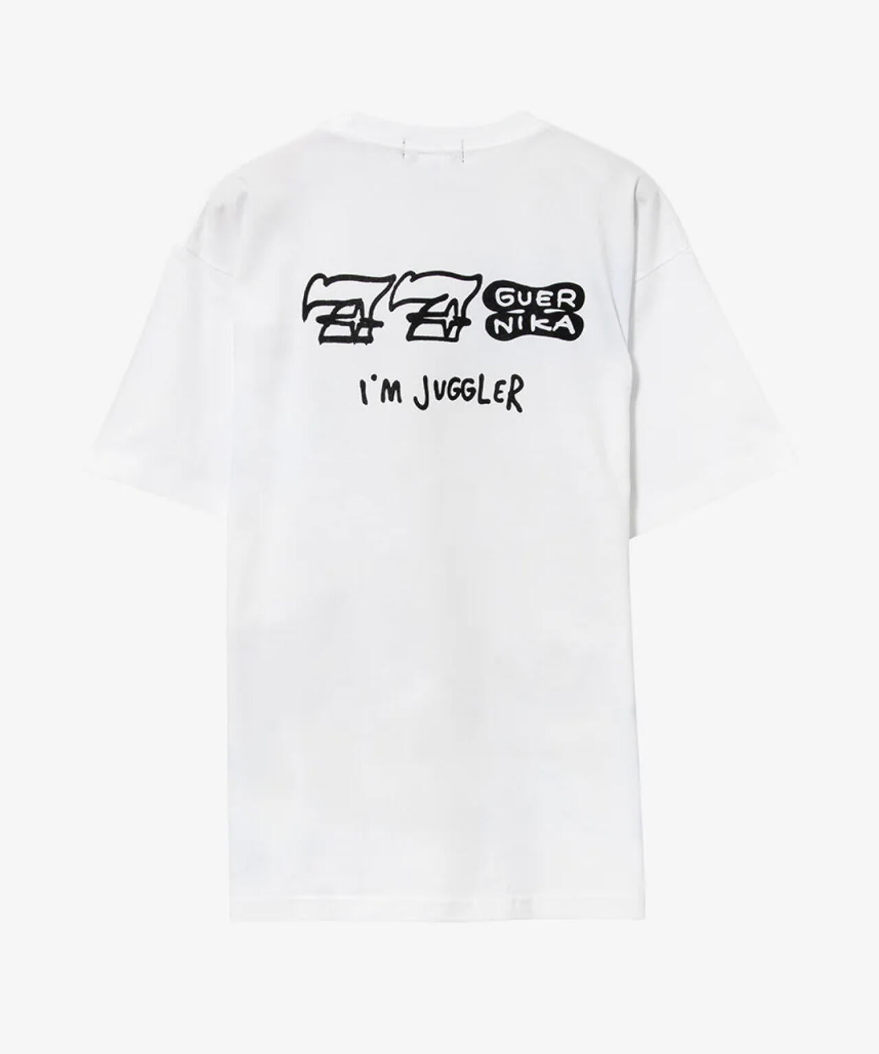guernika×JUGGLER/JUGMMY Paint T-Shirt/White