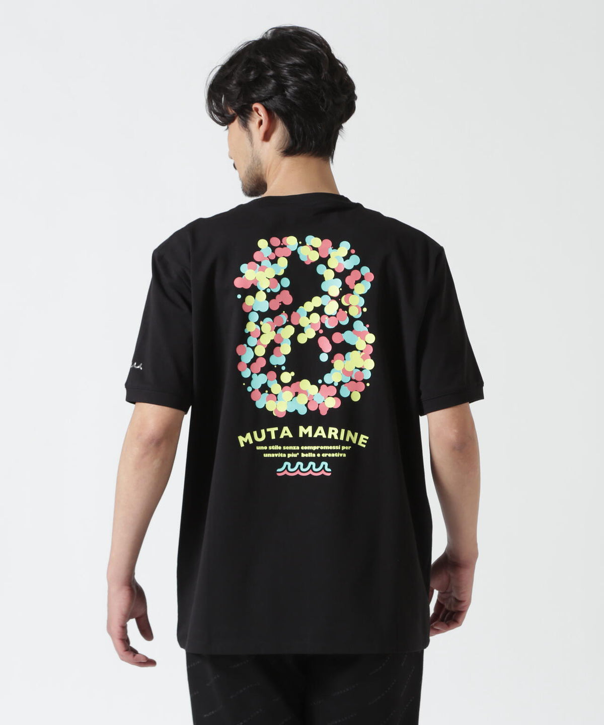 muta MARINE/ムータ マリン/別注 CNFETTI WAVE TEE