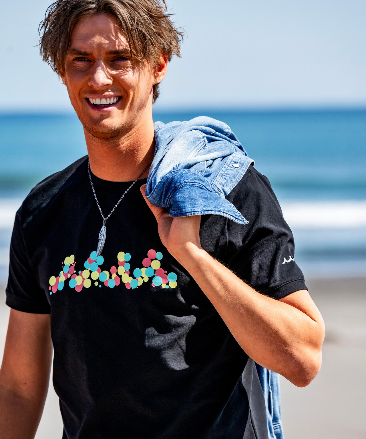 muta MARINE/ムータ マリン/別注 CNFETTI WAVE TEE