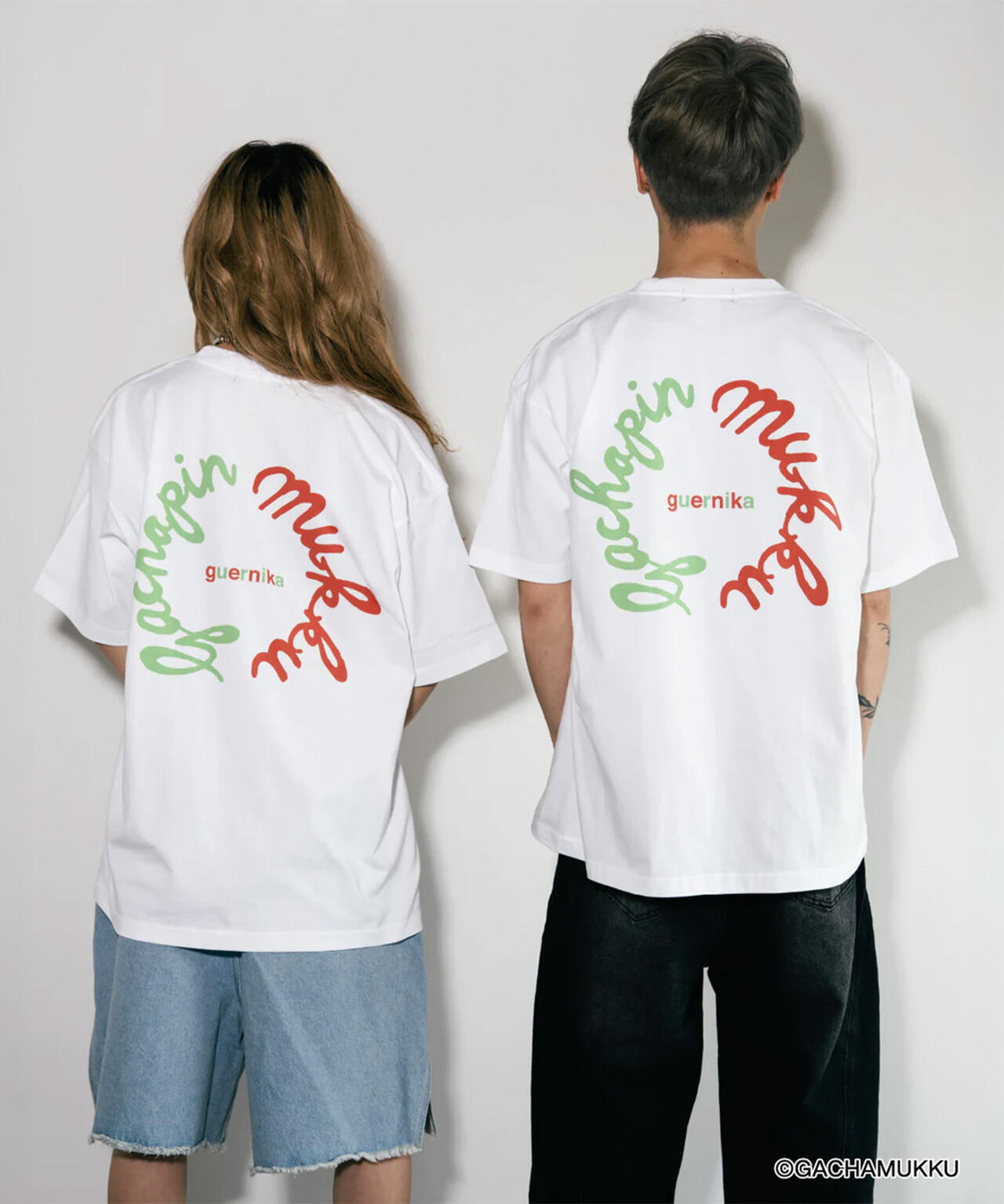 guernika/ゲルニカ/GACHAPIN Thumb Doll Spray T-Shirt