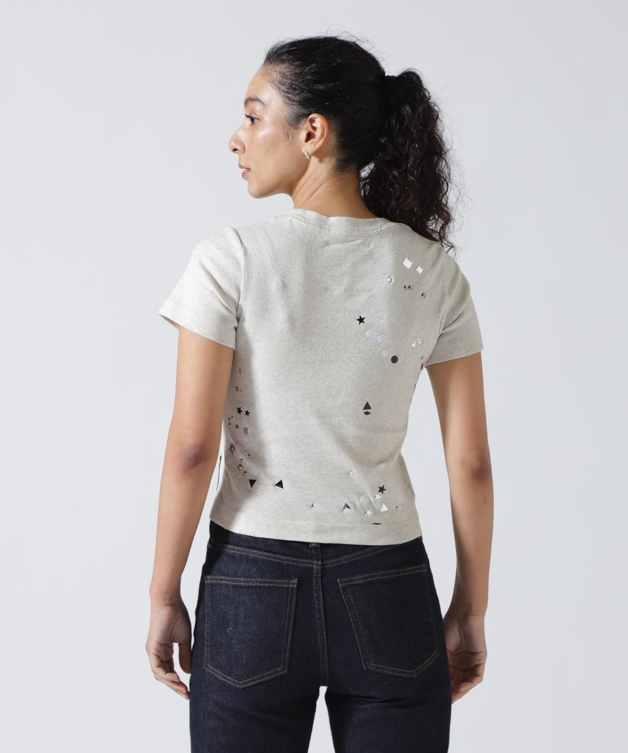 Maison MIHARAYASUHIRO/メゾン ミハラヤスヒロ/EMBELLISHED STICKER TEE