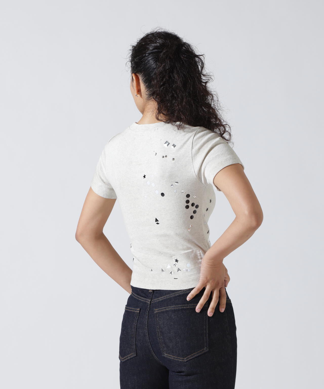 Maison MIHARAYASUHIRO/メゾン ミハラヤスヒロ/EMBELLISHED STICKER TEE