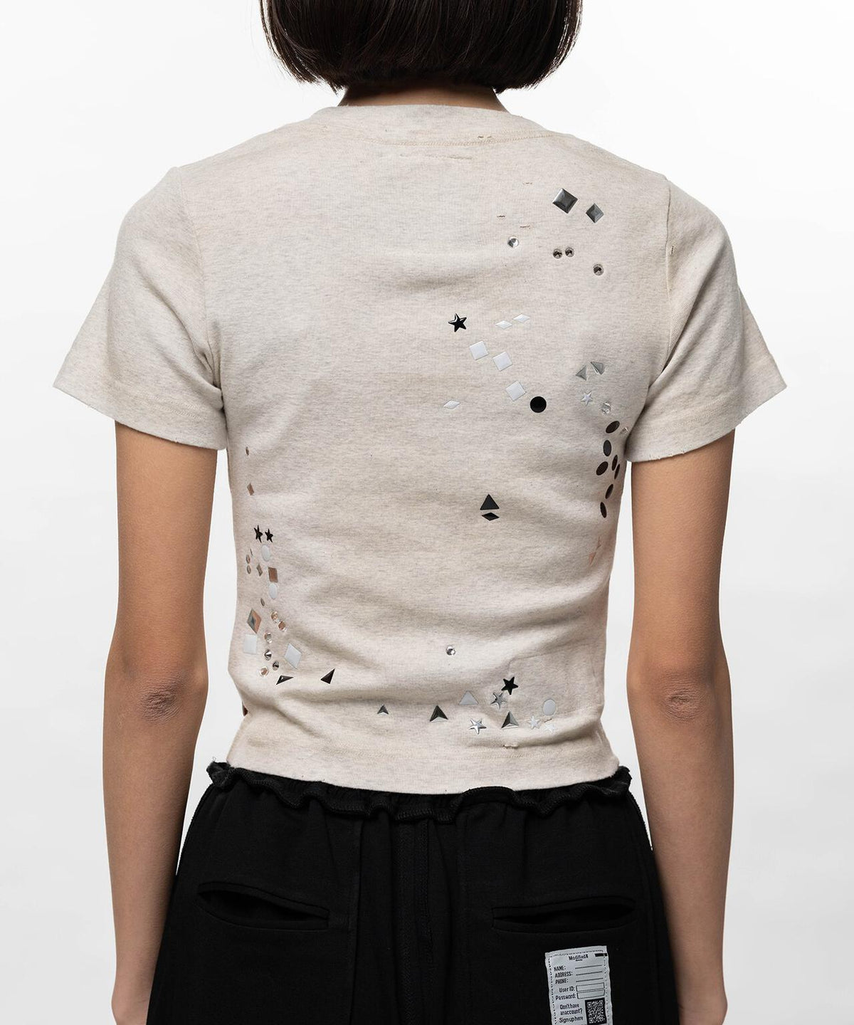 Maison MIHARAYASUHIRO/メゾン ミハラヤスヒロ/EMBELLISHED STICKER TEE