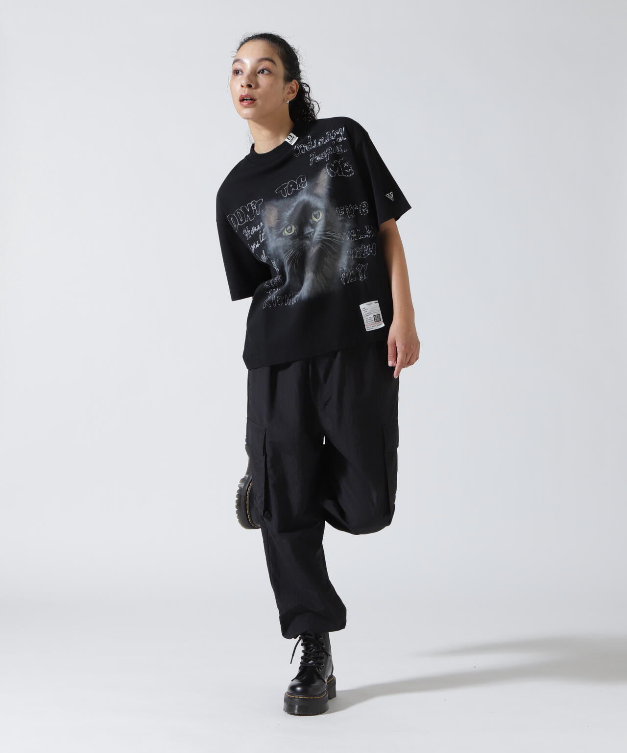 Maison MIHARAYASUHIRO/メゾン ミハラヤスヒロ/CAT PRINTED TEE