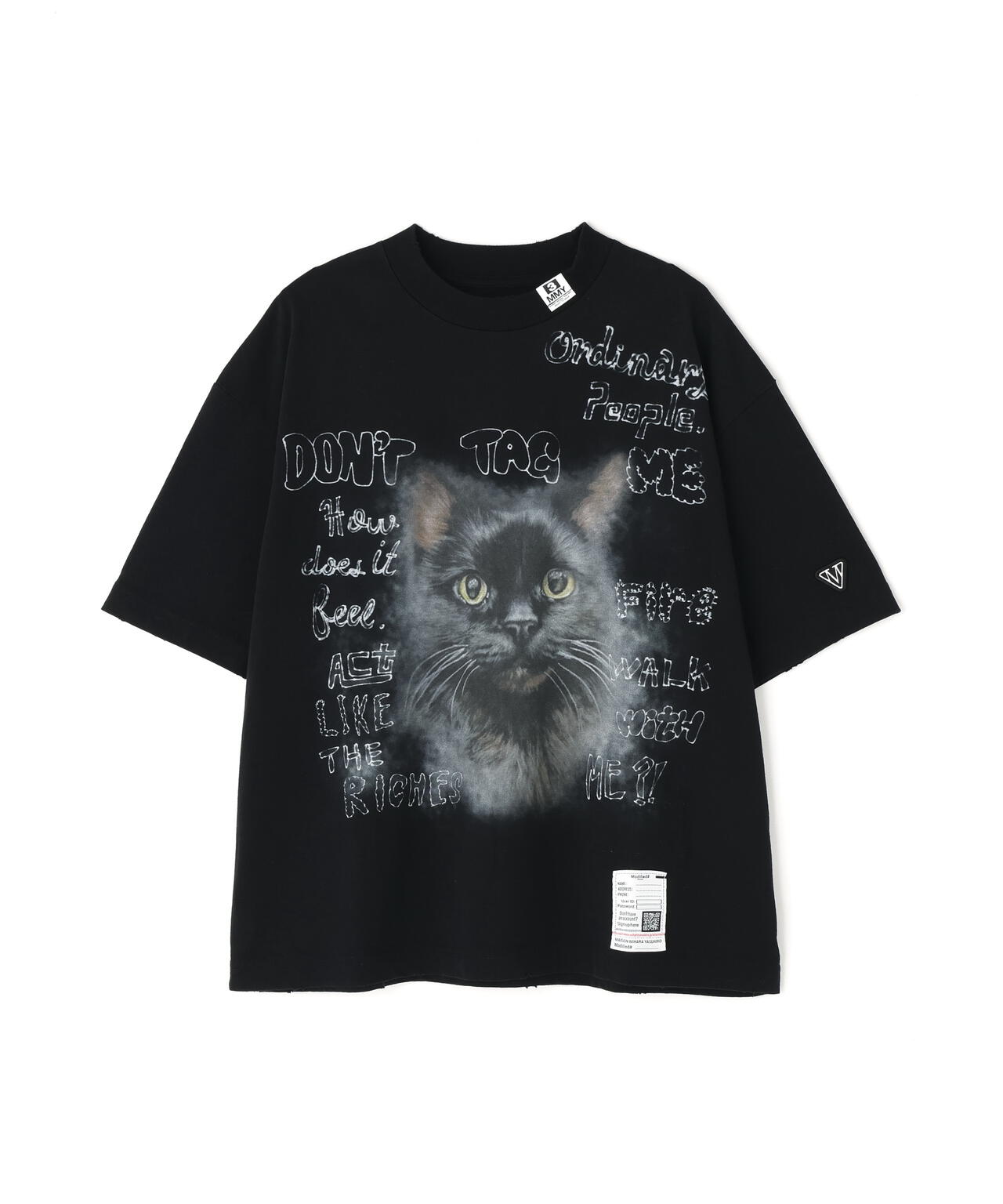 Maison MIHARAYASUHIRO/メゾン ミハラヤスヒロ/CAT PRINTED TEE