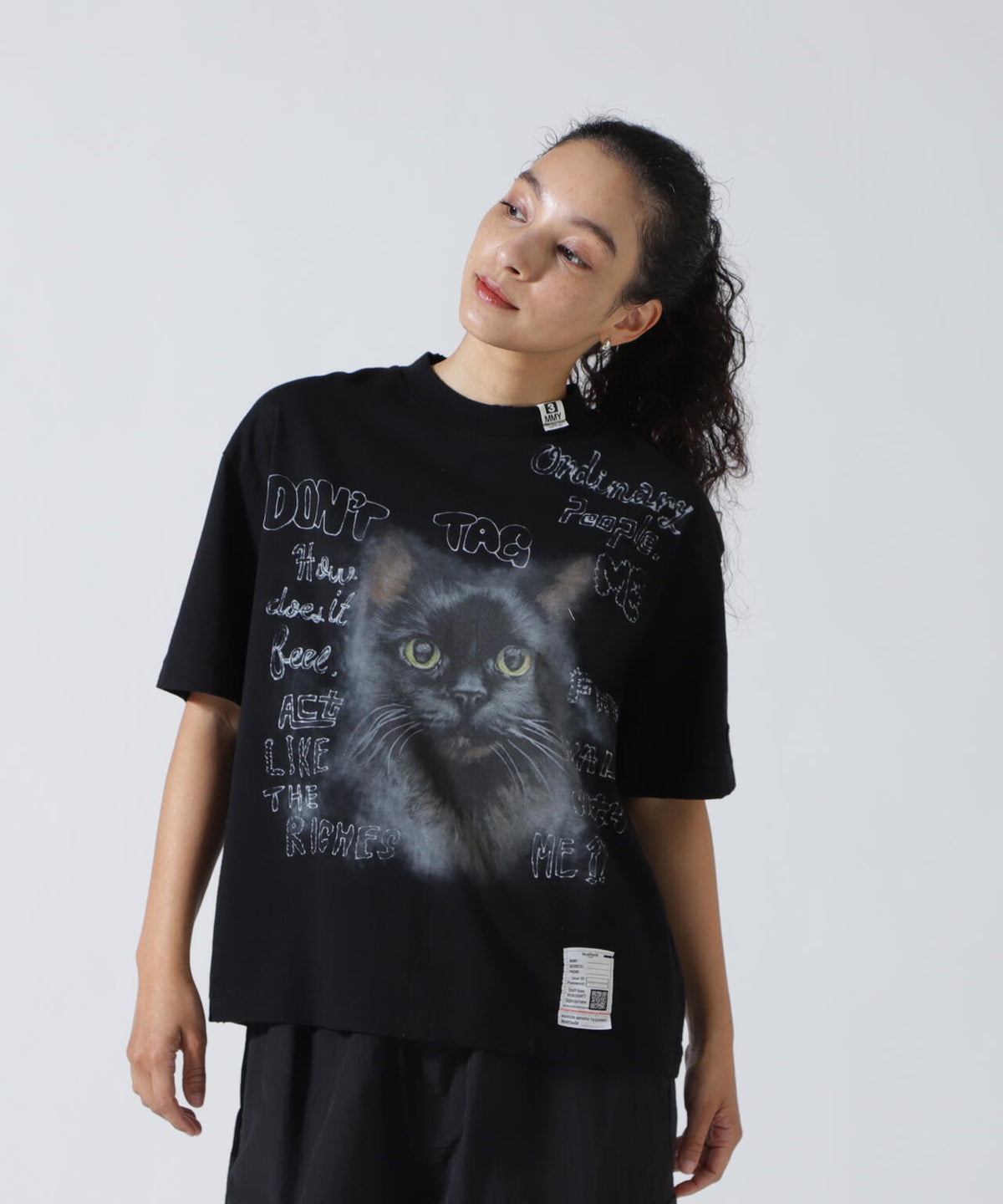 Maison MIHARAYASUHIRO/メゾン ミハラヤスヒロ/CAT PRINTED TEE