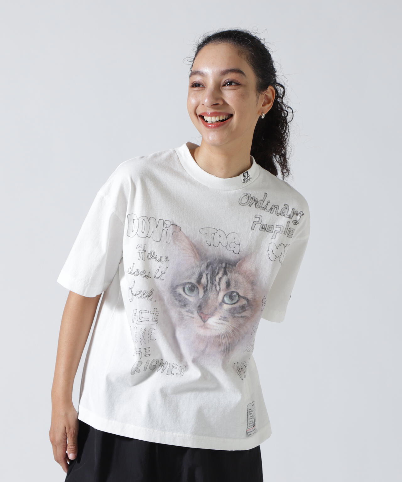 Maison MIHARAYASUHIRO/メゾン ミハラヤスヒロ/CAT PRINTED TEE