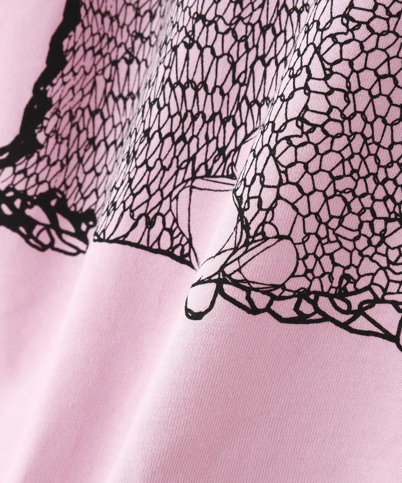 anna sui nyc/アナ スイ エヌワイシー/トロンプルイユプリントビッグTシャツ