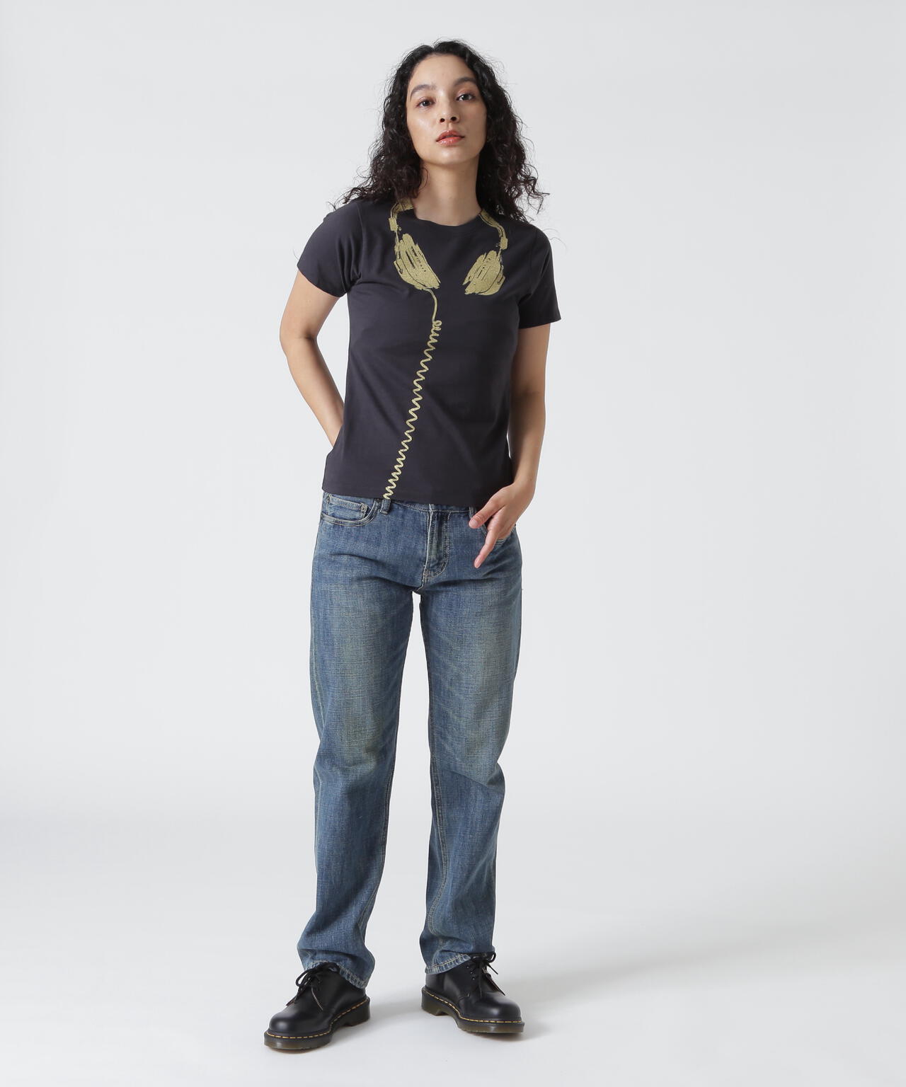 VAQUERA×MOUSSY/ヴァケラ×マウジー/VQ TROMPE L'OEIL BABY TEE