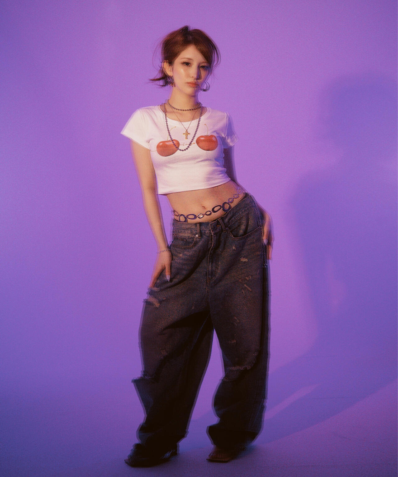 MITSUKI/ミツキ/Cherry Bra T Shirt