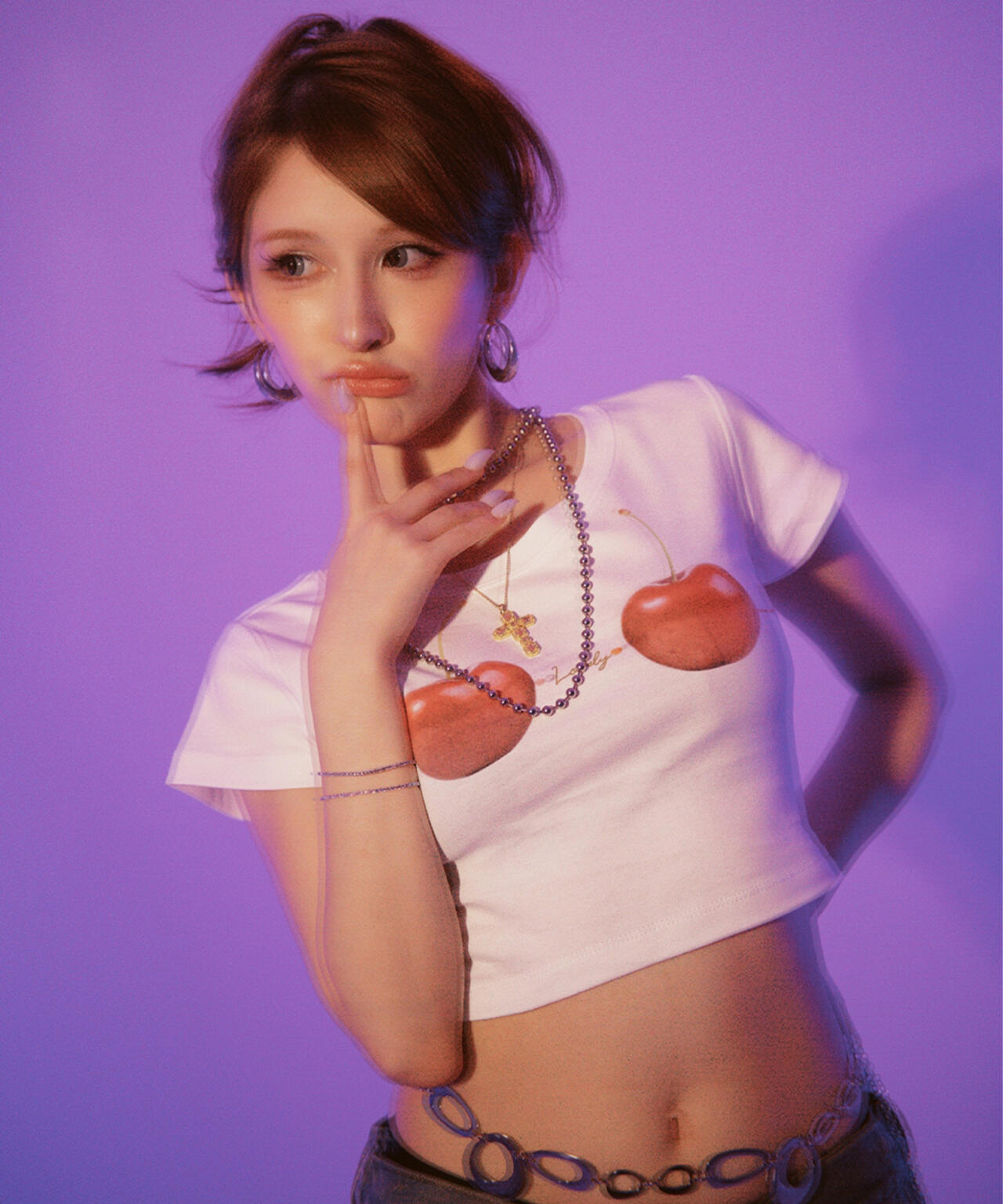 MITSUKI/ミツキ/Cherry Bra T Shirt
