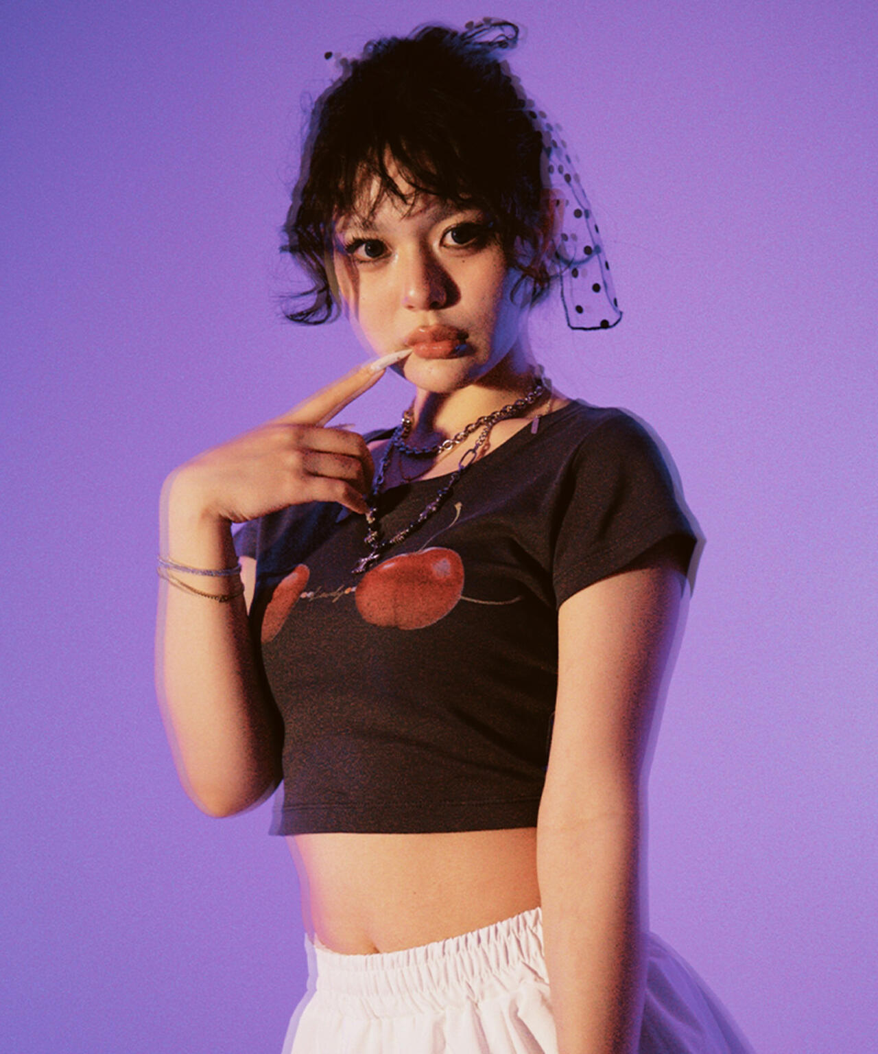 MITSUKI/ミツキ/Cherry Bra T Shirt