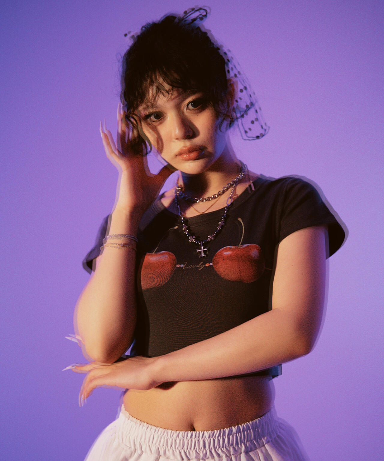 MITSUKI/ミツキ/Cherry Bra T Shirt