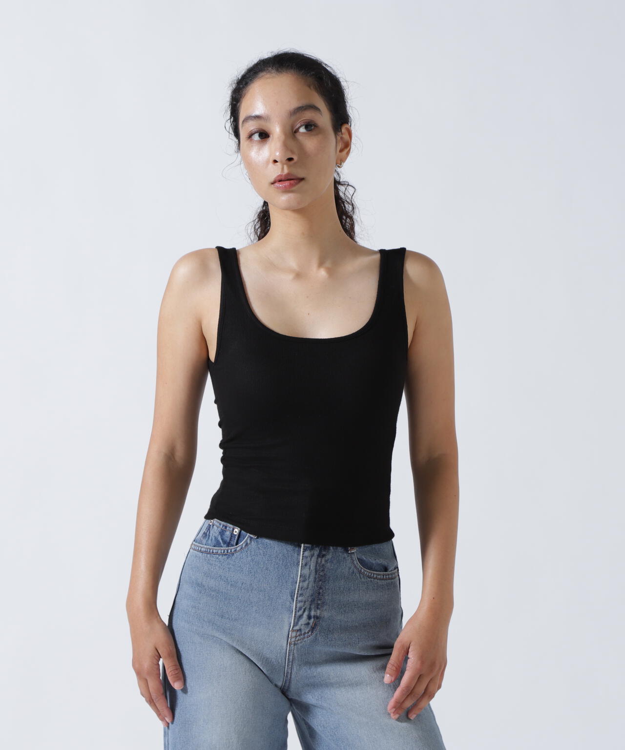 MITSUKI/ミツキ/カップ付きデイリータンクトップ