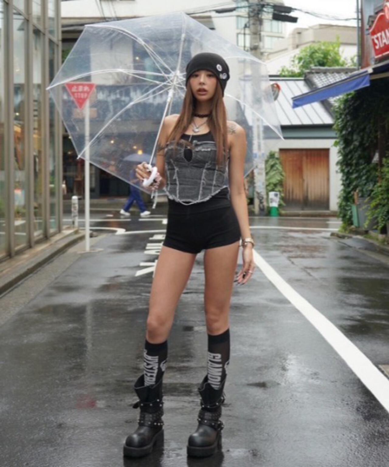 MITSUKI/ミツキ/DENIM BISTIER TOP
