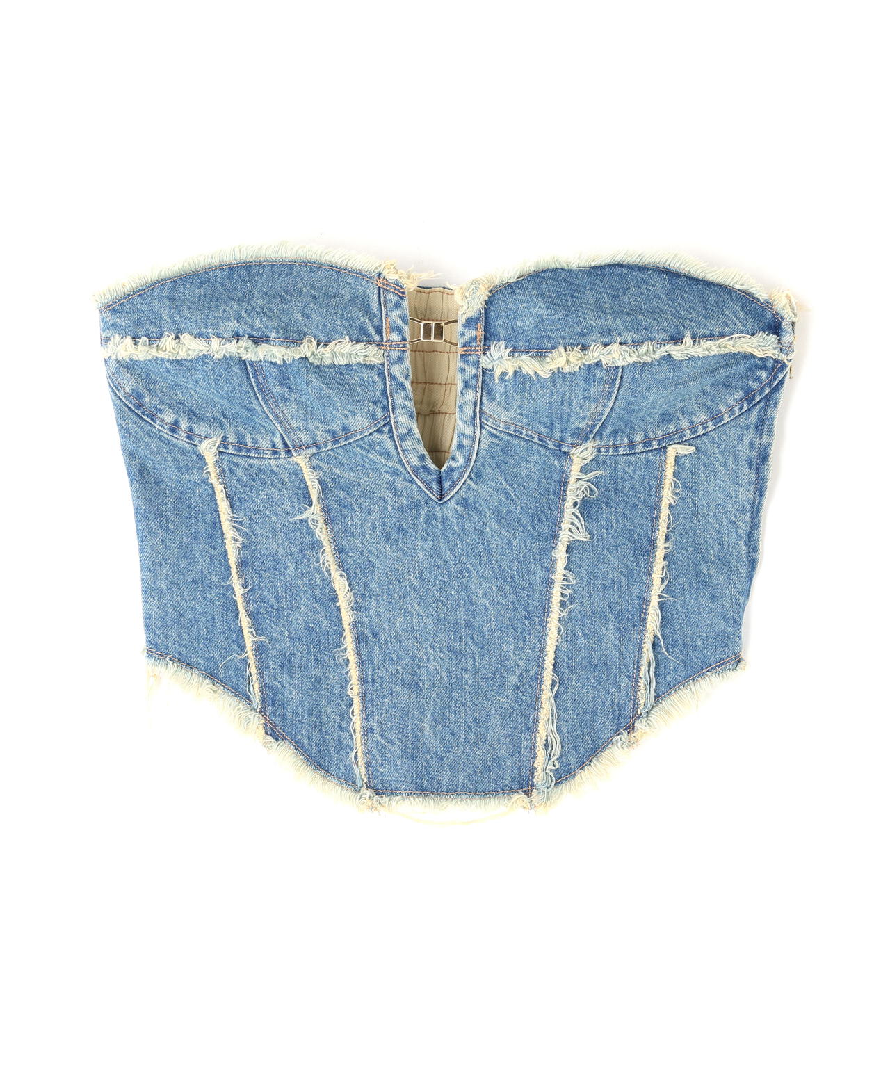 MITSUKI/ミツキ/DENIM BISTIER TOP