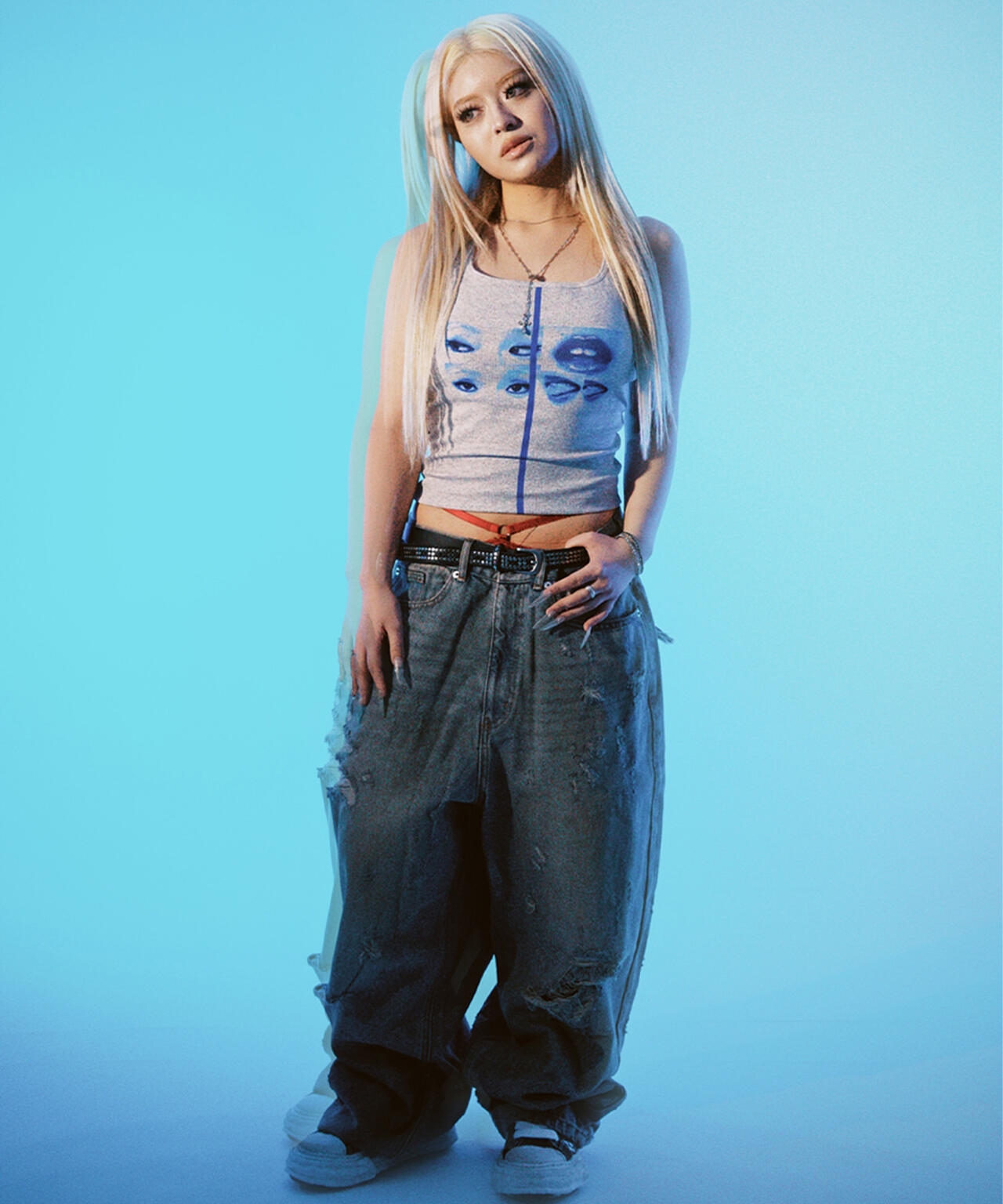 MITSUKI/ミツキ/Face Print TankTop