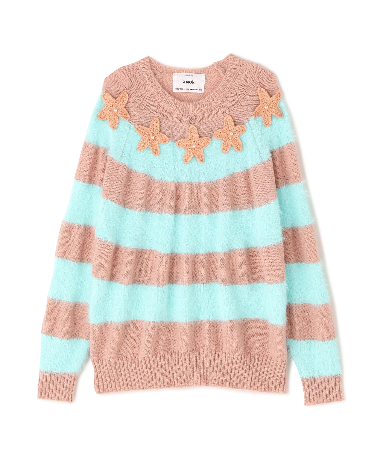 amok/アモク/STAR BORDER KNIT