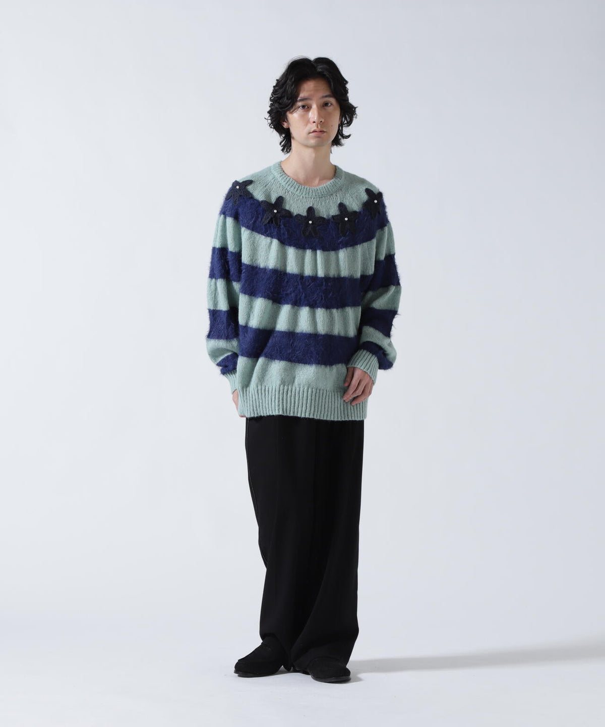 amok/アモク/STAR BORDER KNIT
