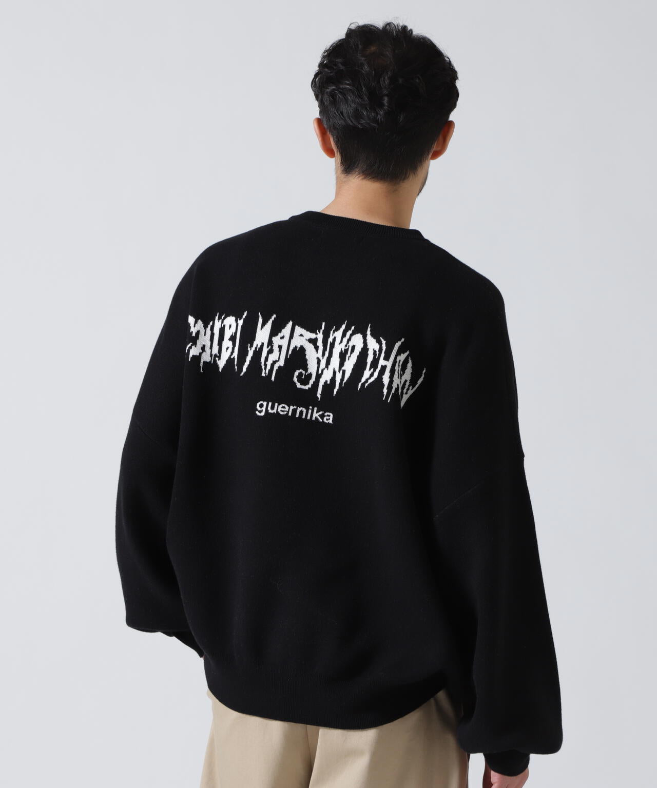 guernika×ちびまる子ちゃん/Drooping Maruko Knit sweater