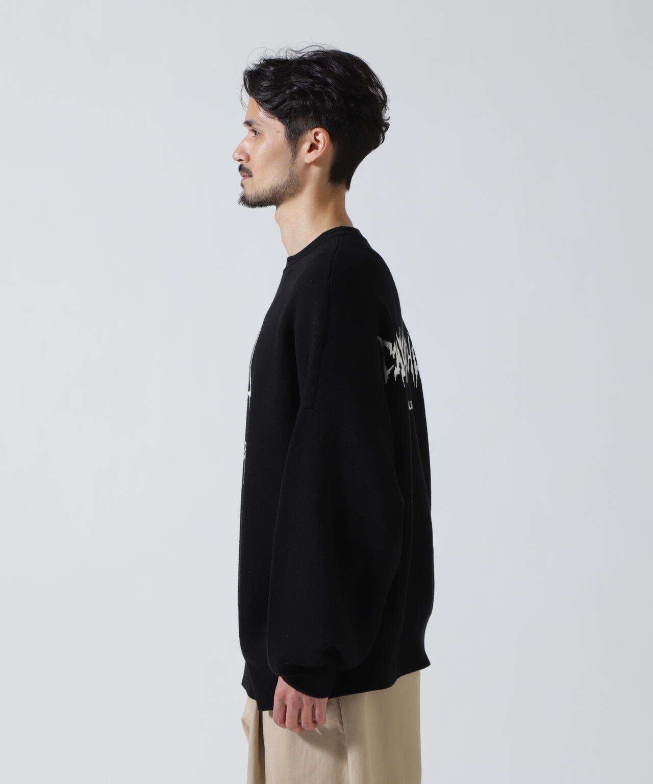 guernika×ちびまる子ちゃん/Drooping Maruko Knit sweater