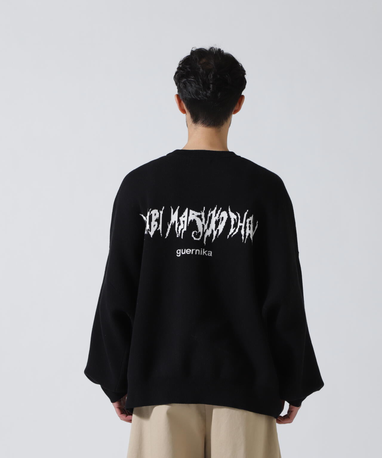 guernika×ちびまる子ちゃん/Drooping Maruko Knit sweater