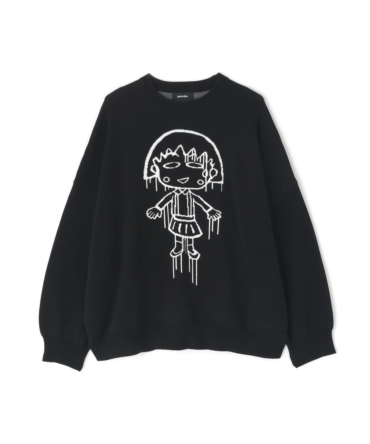 guernika×ちびまる子ちゃん/Drooping Maruko Knit sweater