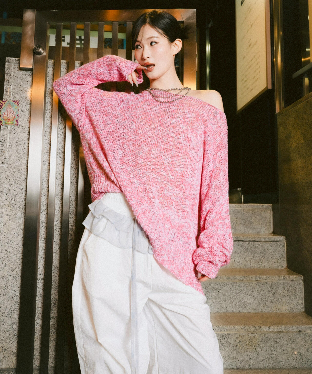 MITSUKI/ミツキ/サマーニットゆるトップス