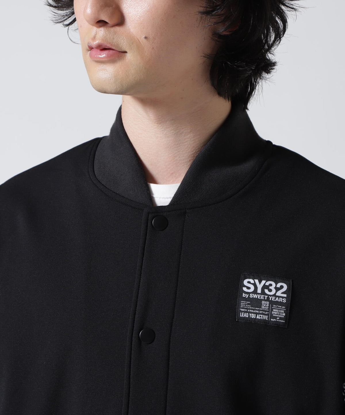 SY32 by SWEET YEARS/エスワイサーティトゥ バイ スィートイヤーズ/MULTI LOGO MA-1 JK