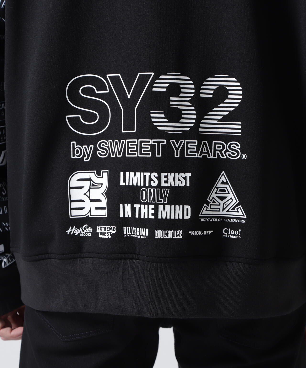 SY32 by SWEET YEARS/エスワイサーティトゥ バイ スィートイヤーズ/MULTI LOGO MA-1 JK