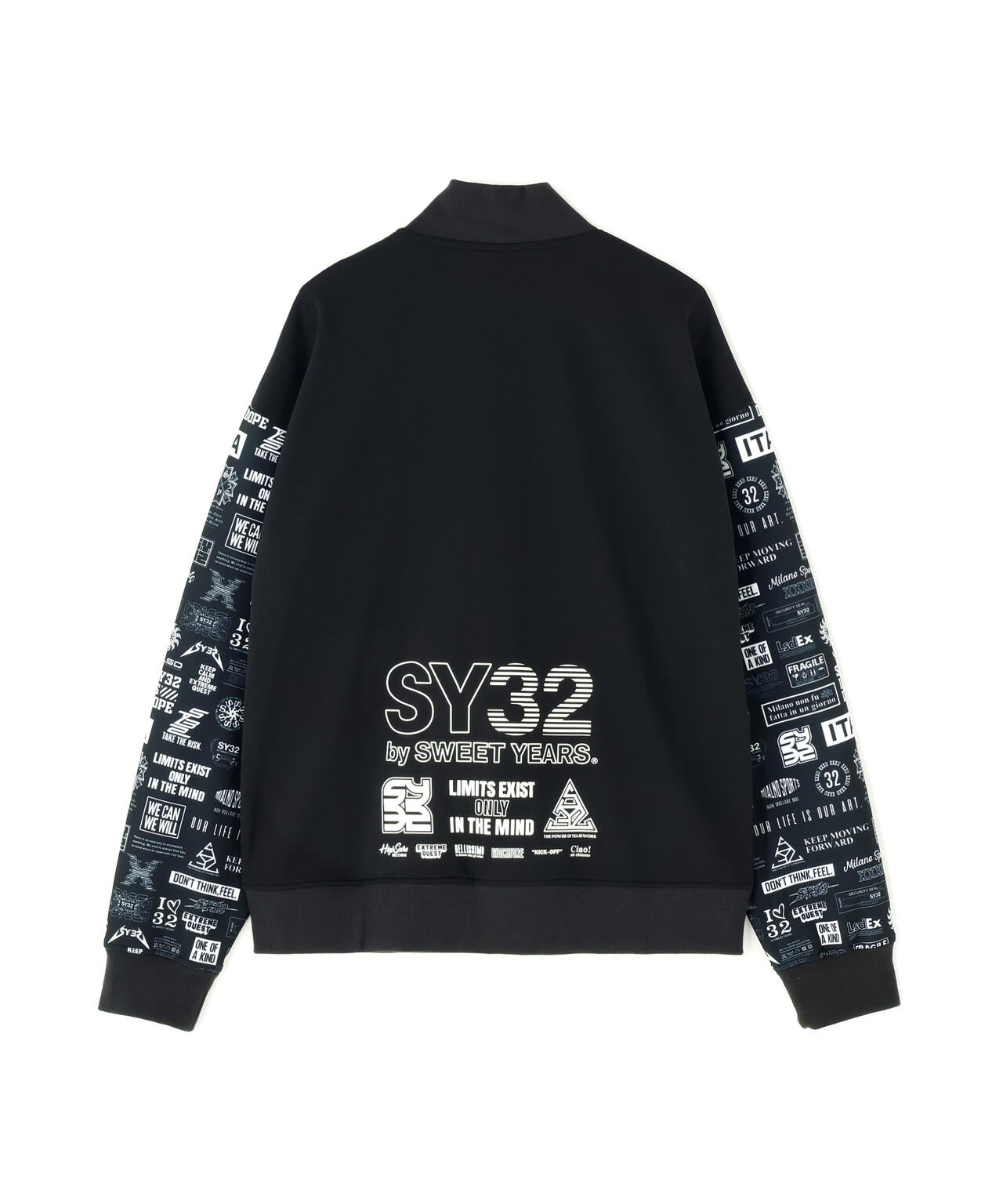 SY32 by SWEET YEARS/エスワイサーティトゥ バイ スィートイヤーズ/MULTI LOGO MA-1 JK
