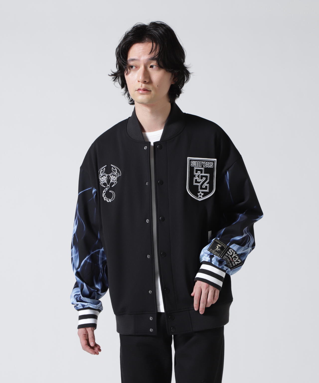 SY32 by SWEET YEARS×beauty:beast/COLLABORATION MA-1 JACKET