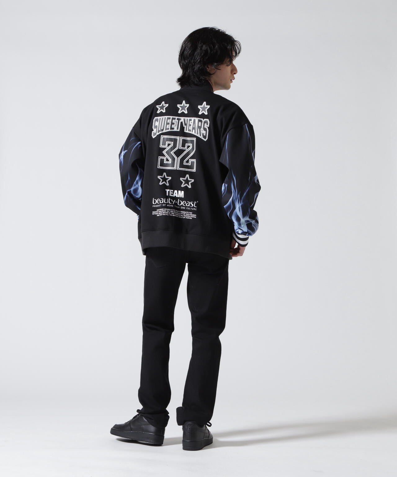 SY32 by SWEET YEARS×beauty:beast/COLLABORATION MA-1 JACKET