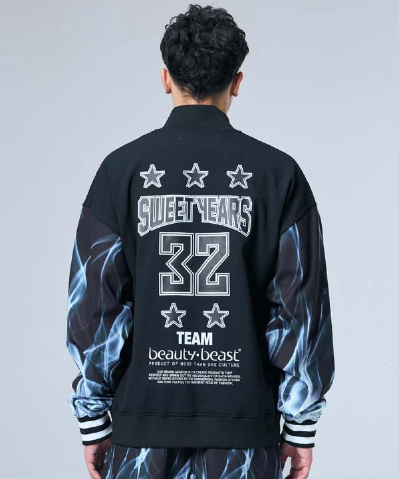 SY32 by SWEET YEARS×beauty:beast/COLLABORATION MA-1 JACKET