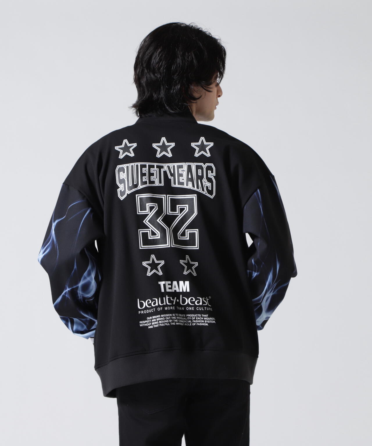SY32 by SWEET YEARS×beauty:beast/COLLABORATION MA-1 JACKET