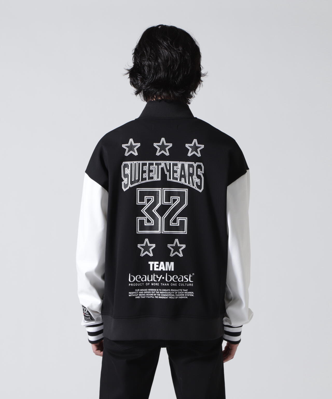 SY32 by SWEET YEARS×beauty:beast/COLLABORATION MA-1 JACKET