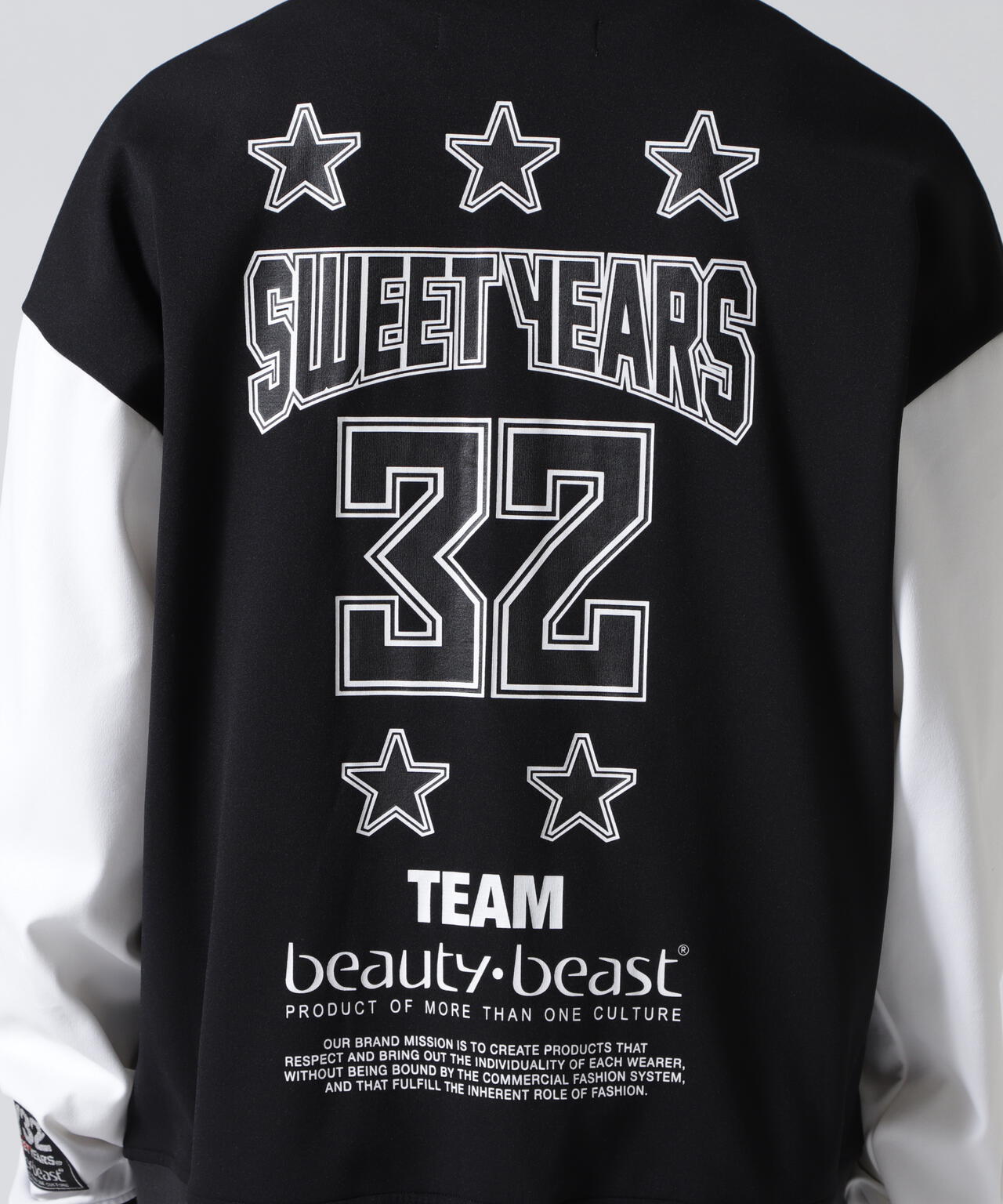 SY32 by SWEET YEARS×beauty:beast/COLLABORATION MA-1 JACKET