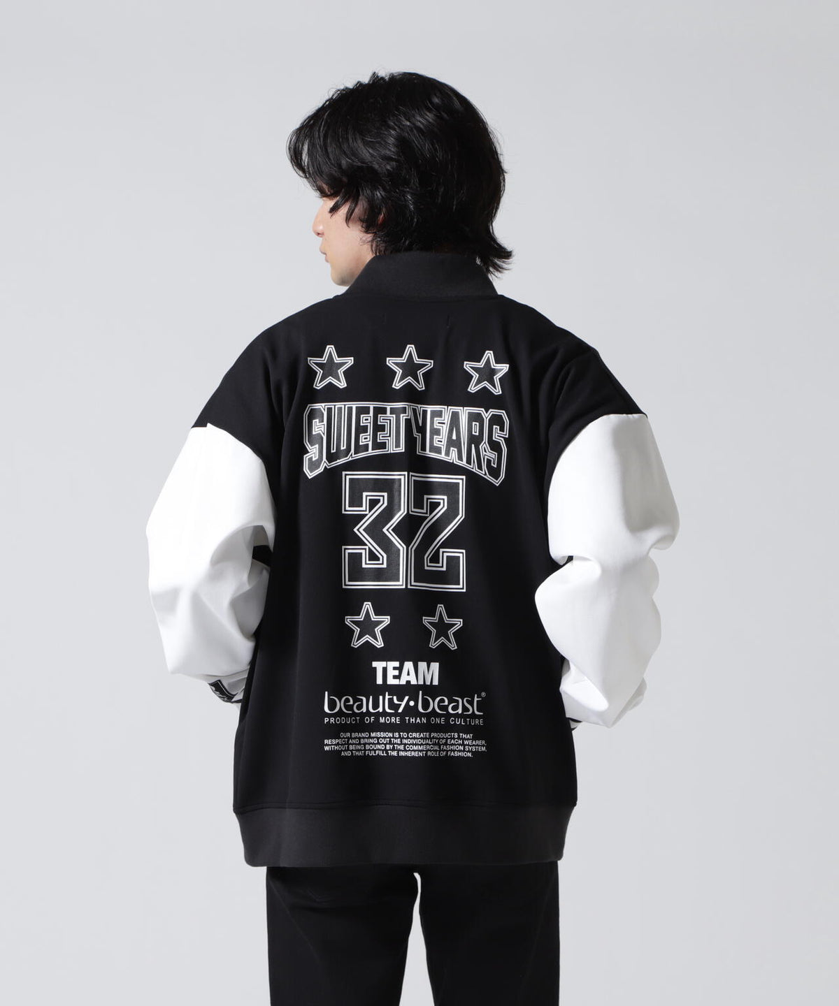 SY32 by SWEET YEARS×beauty:beast/COLLABORATION MA-1 JACKET