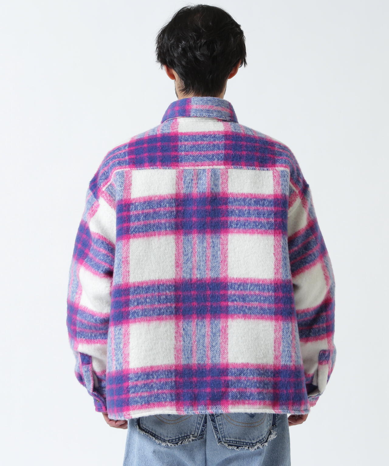 FR(13)NDS/フレンズ/Shaggy Check BLOUSON