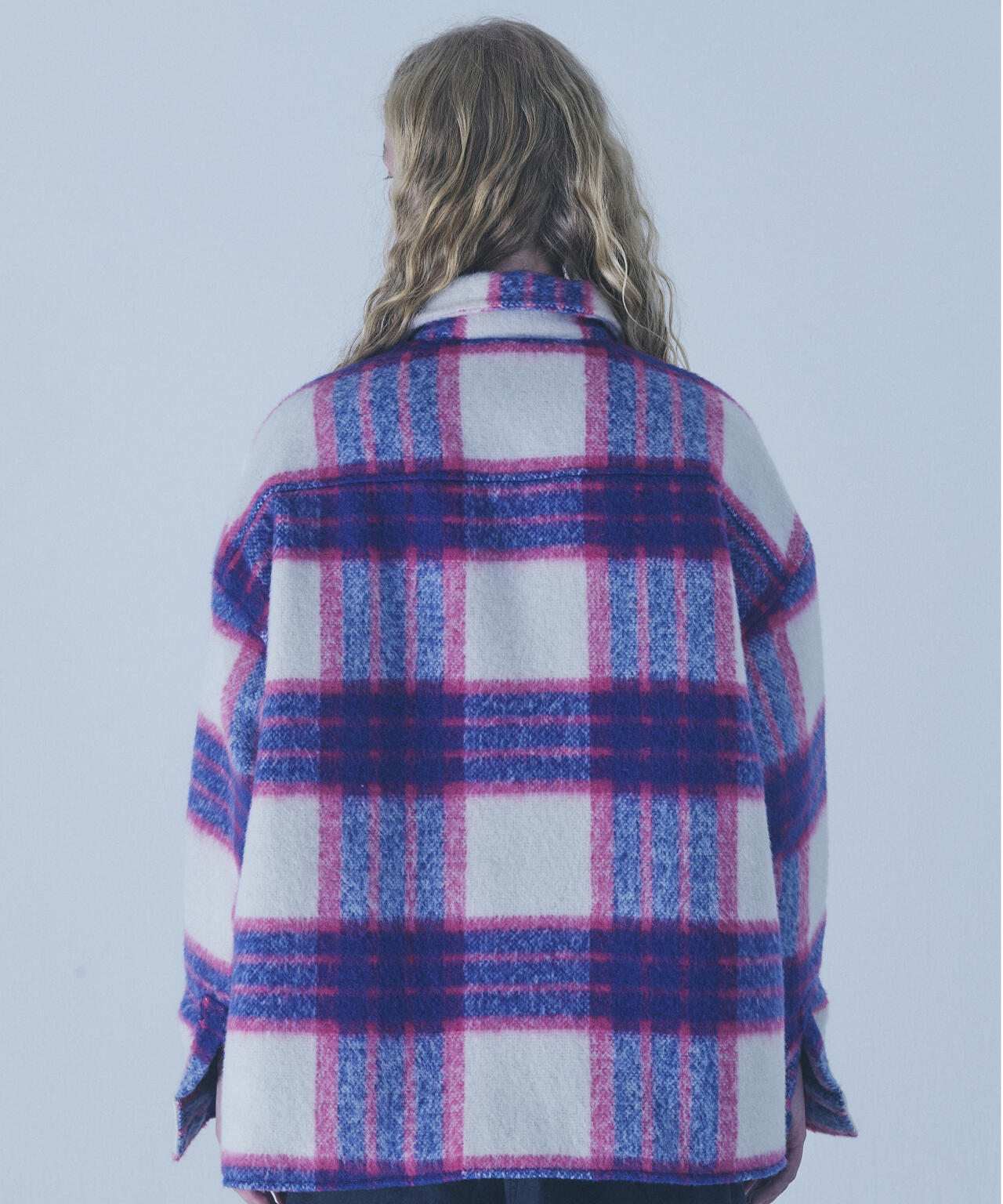 FR(13)NDS/フレンズ/Shaggy Check BLOUSON